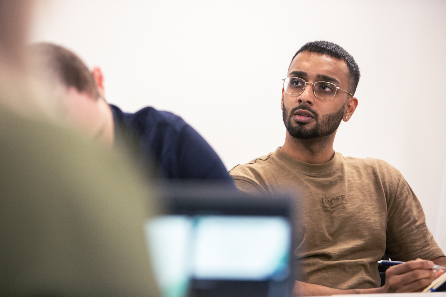 tech worker suffering from mental health issues